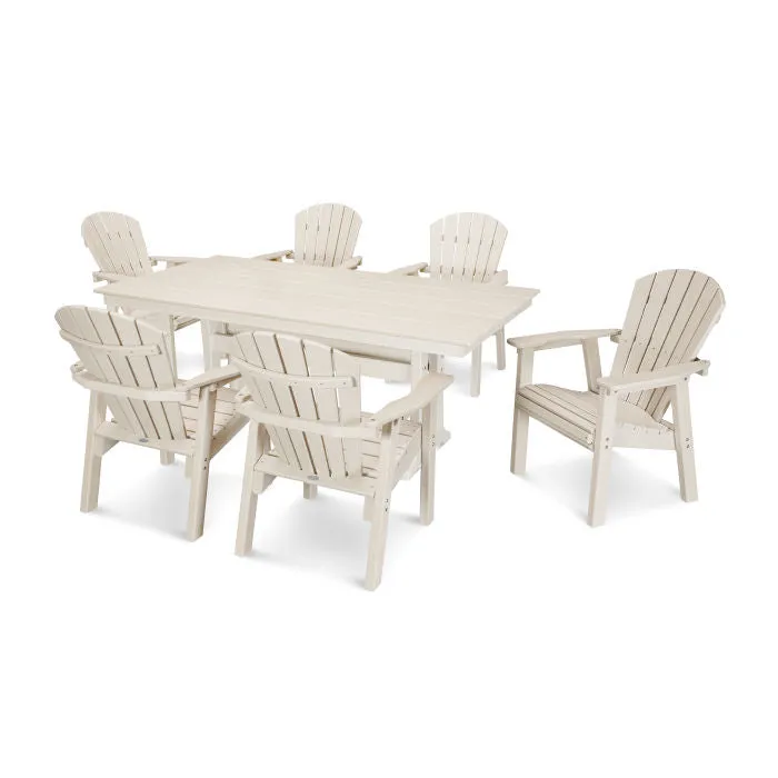 7 Piece Seashell Dining Set