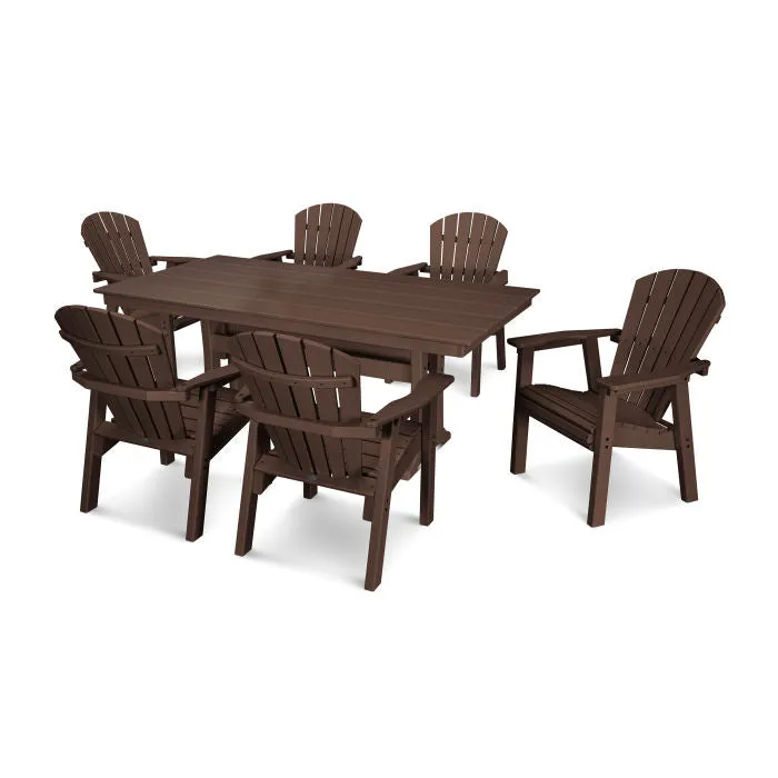 7 Piece Seashell Dining Set