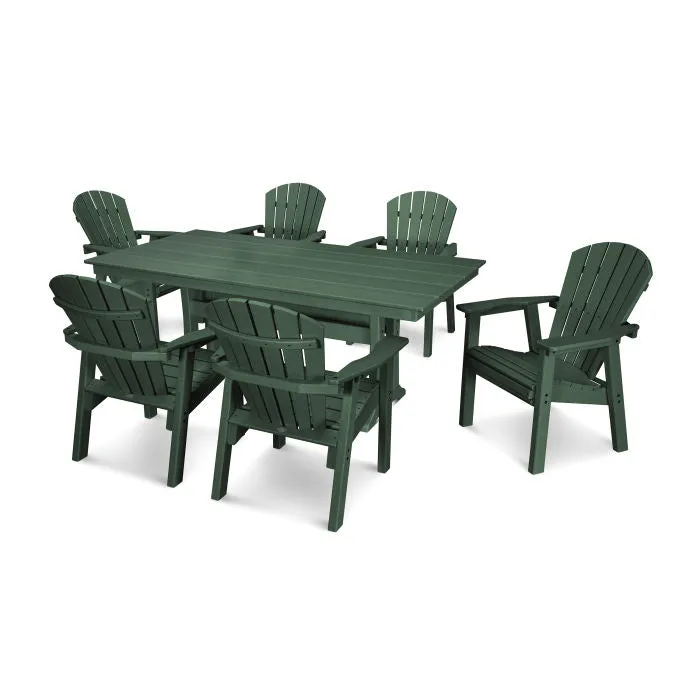 7 Piece Seashell Dining Set