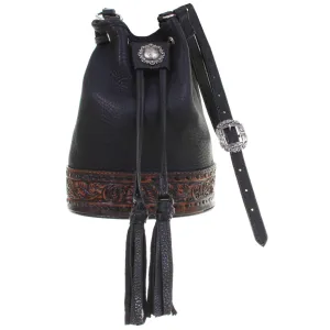 BARB29 - Black Elk Skin Barrel Bag