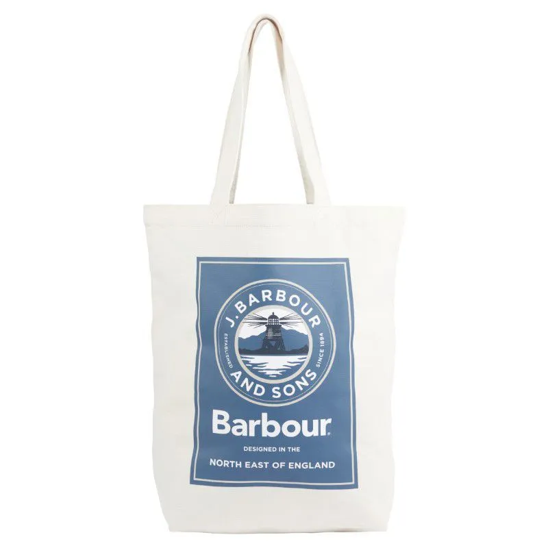 Barbour Cobham Canvas Tote Bag - Ecru