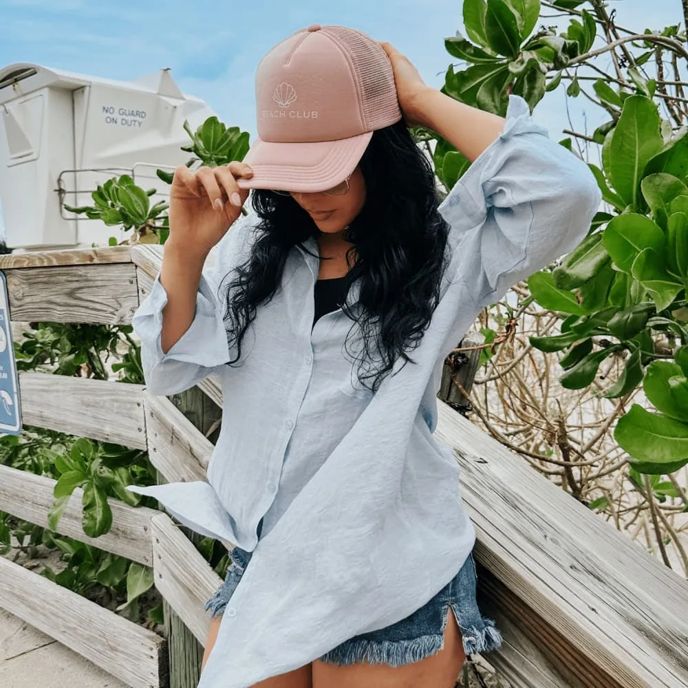 Beach Club Mesh Trucker Hat