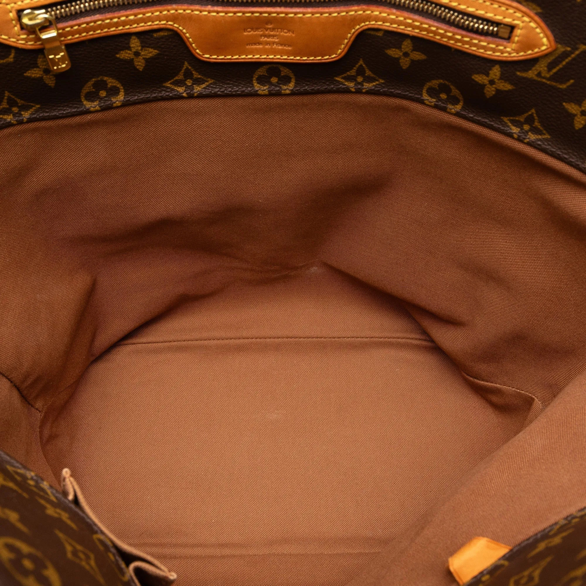 Brown Louis Vuitton Monogram Sac Shopping Tote Bag