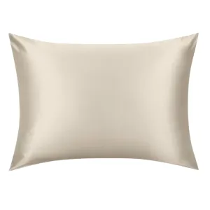 Champagne Silk Pillowcase- NZ Standard Size - Envelope Closure