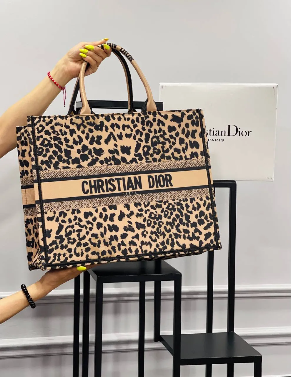 CHRISTIAN D SHOPPING TOTE BAG