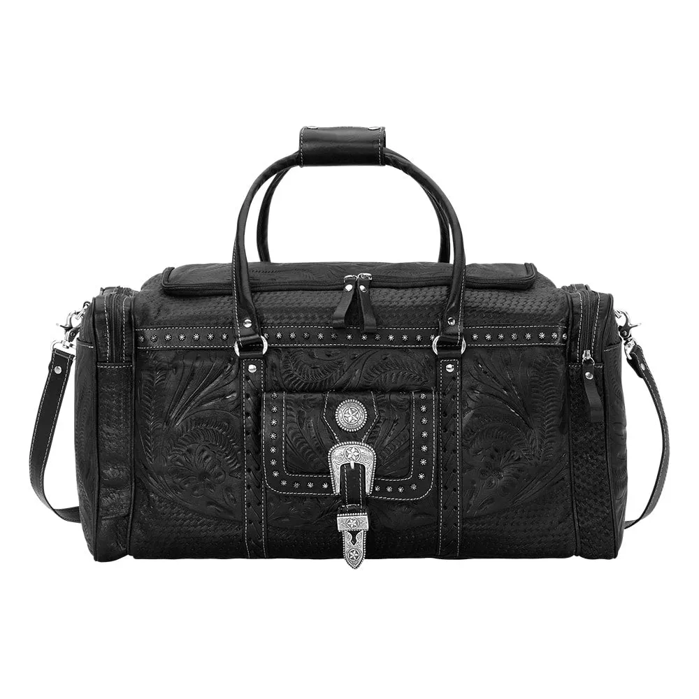 Classic Zip-Top Duffle Bag w/ Front Pouch and Side Zipper Pockets