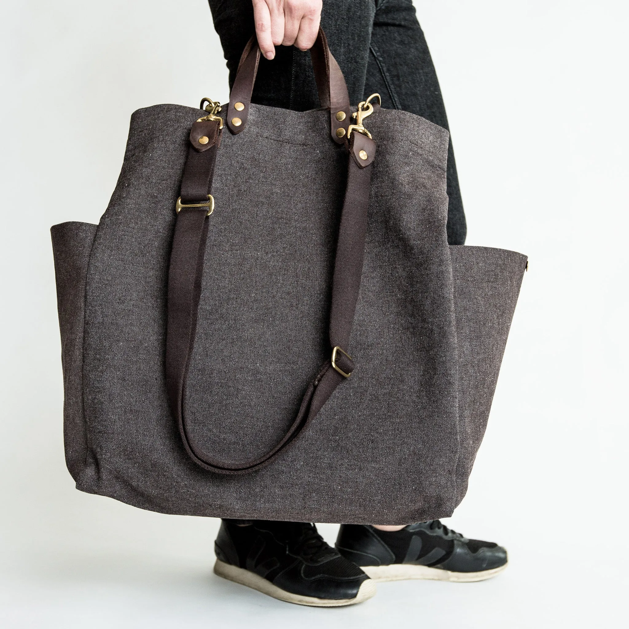 Cloud7: All-in Bag in Heather Brown