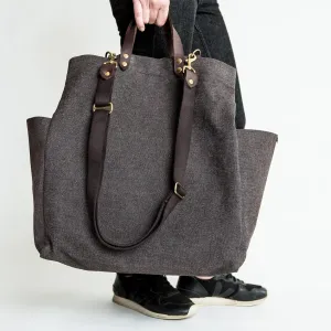 Cloud7: All-in Bag in Heather Brown