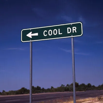 Cool Drive, USA - Greeting Card