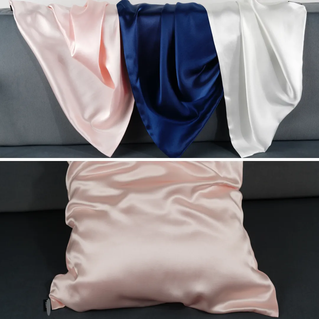 Custom Wholesale Silk Pillowcase 22 Momme Envelope Closure - King size