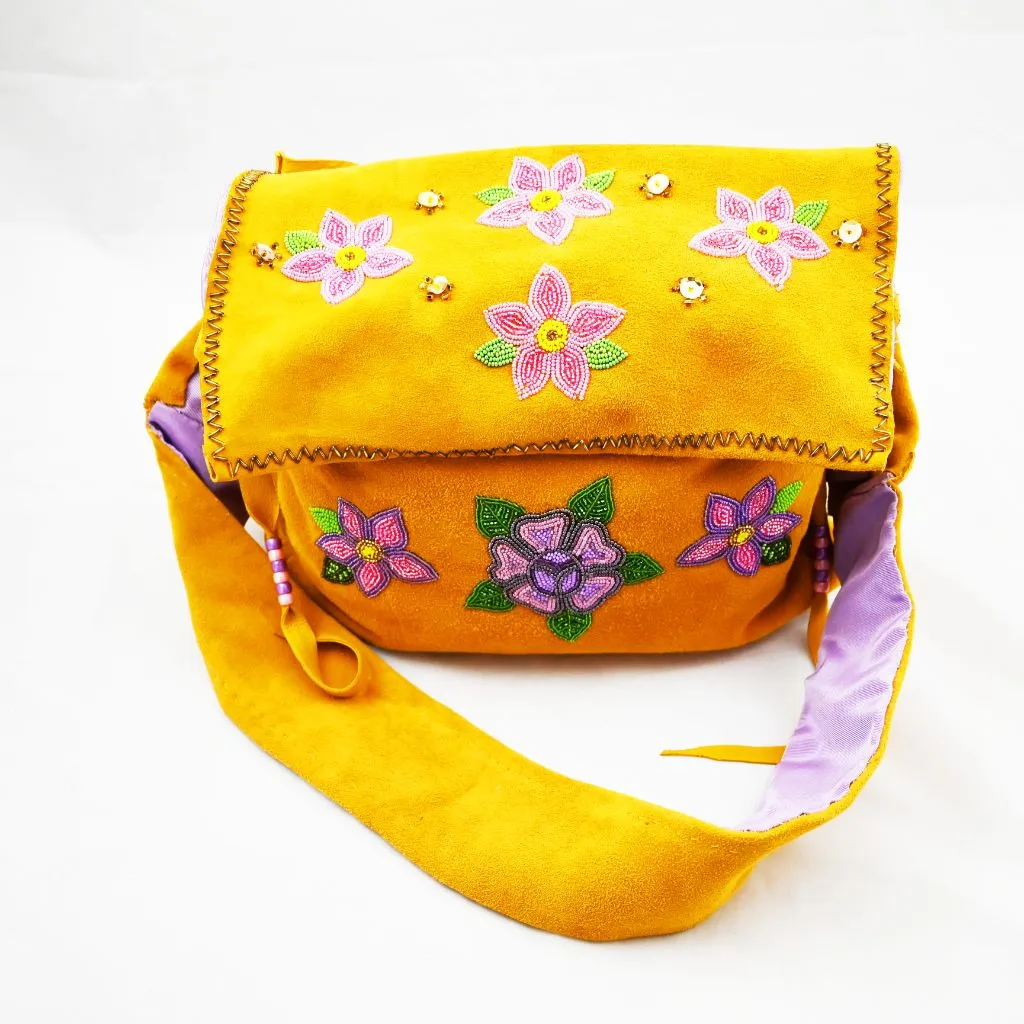 Floral Beaded Bag