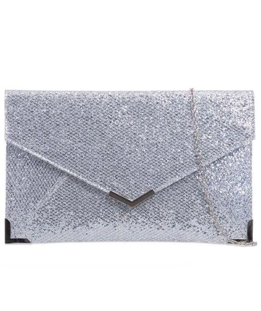 Glitter Envelope Clutch Bag - Jodi