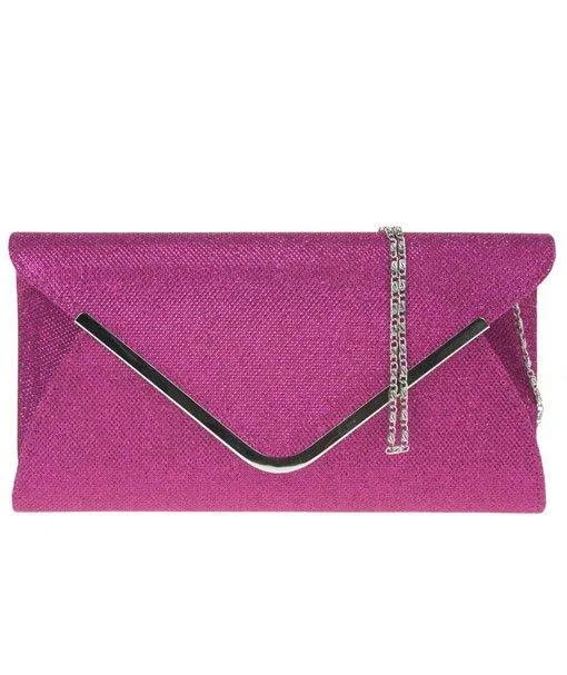 Glitter Envelope Clutch - Jessa