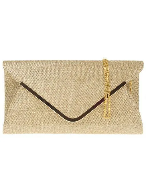 Glitter Envelope Clutch - Jessa