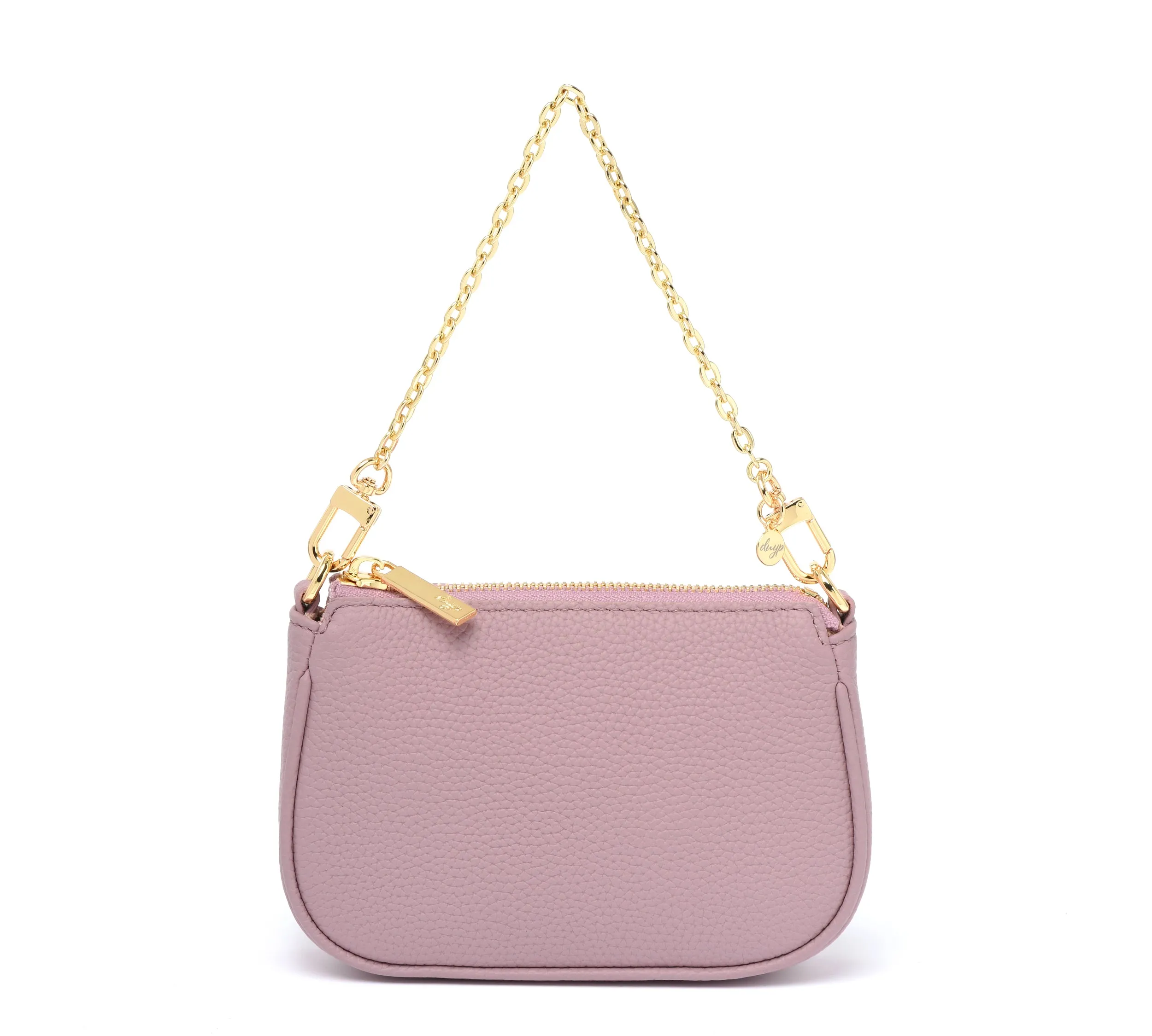 HCC X DUYP - Mini pochette - LILAC Grained Leather