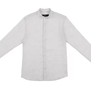 Male Linen Shirt - Grey