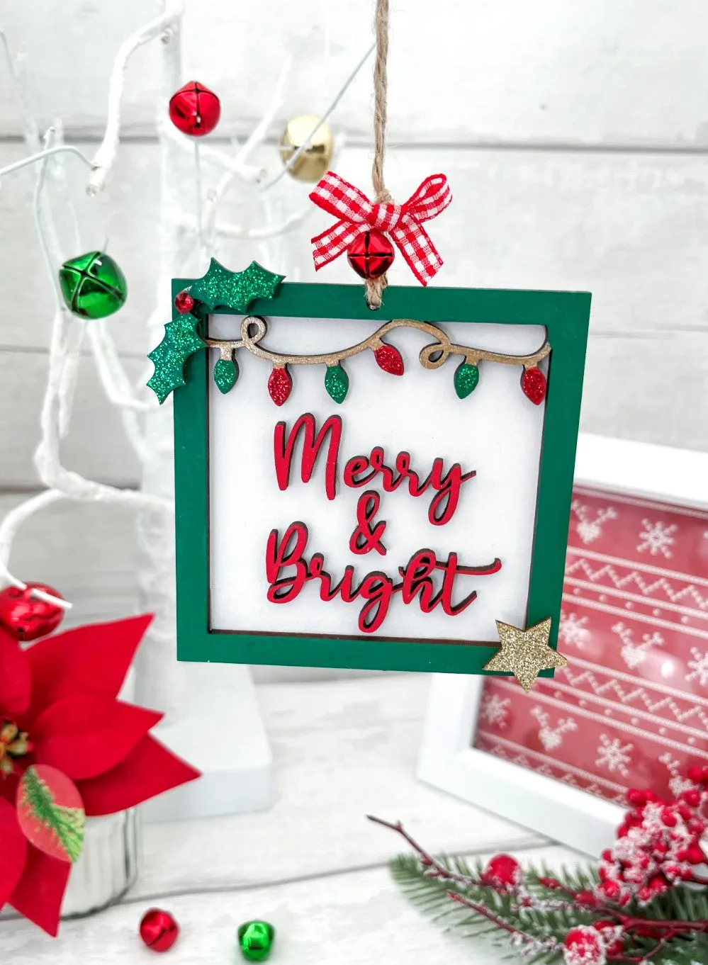 Merry & Bright Christmas Decoration