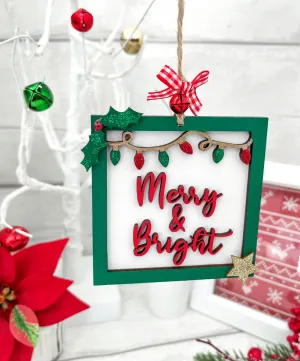 Merry & Bright Christmas Decoration