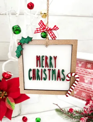 Merry Christmas Hanging Decoration