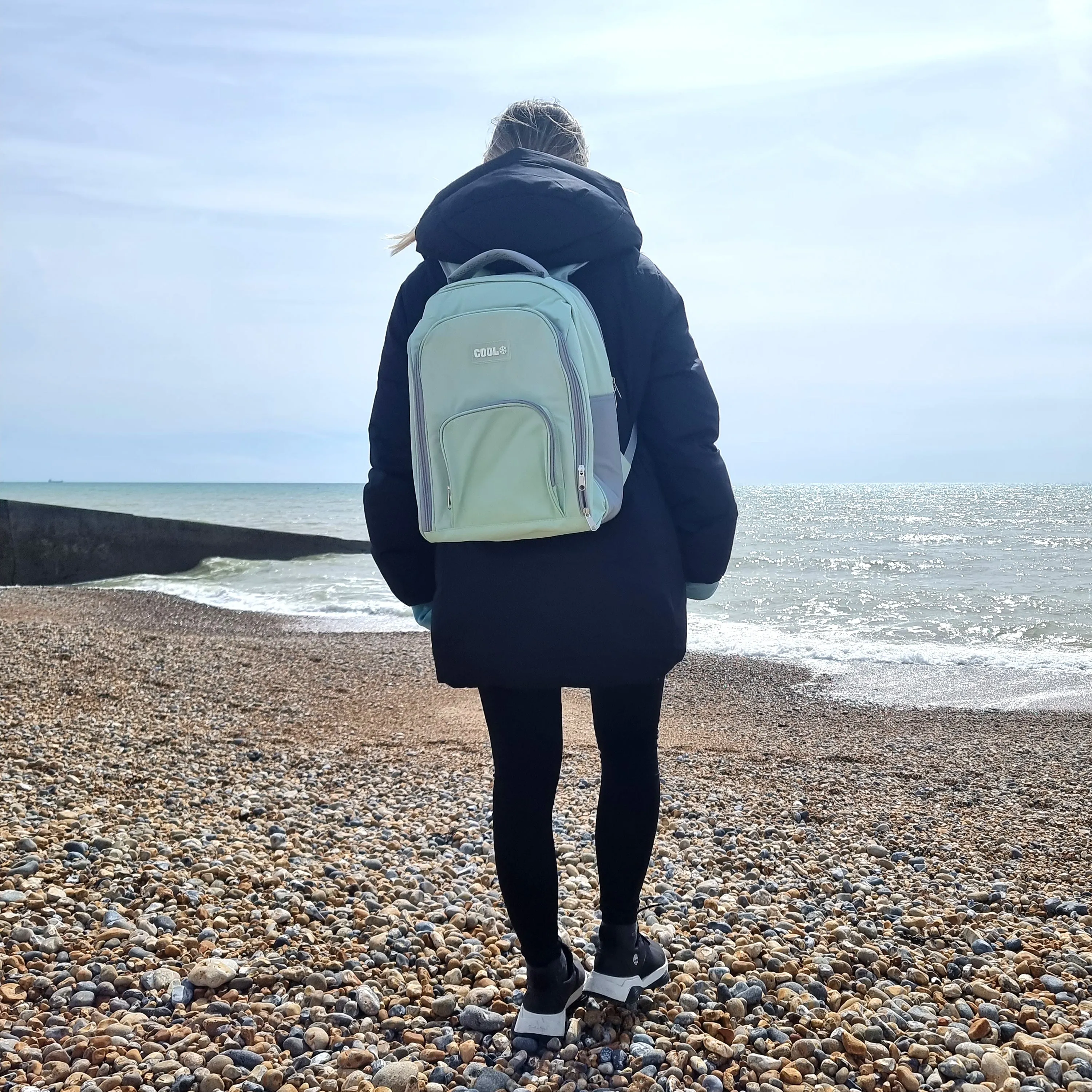 Mint Backpack With Adjustable Straps