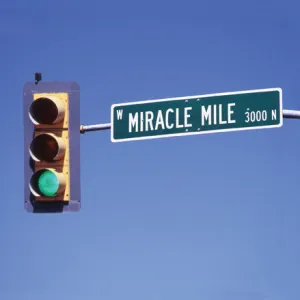 Miracle Mile, USA - Greeting Card