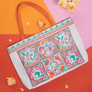 Peranakan Tiles Carry All Tote