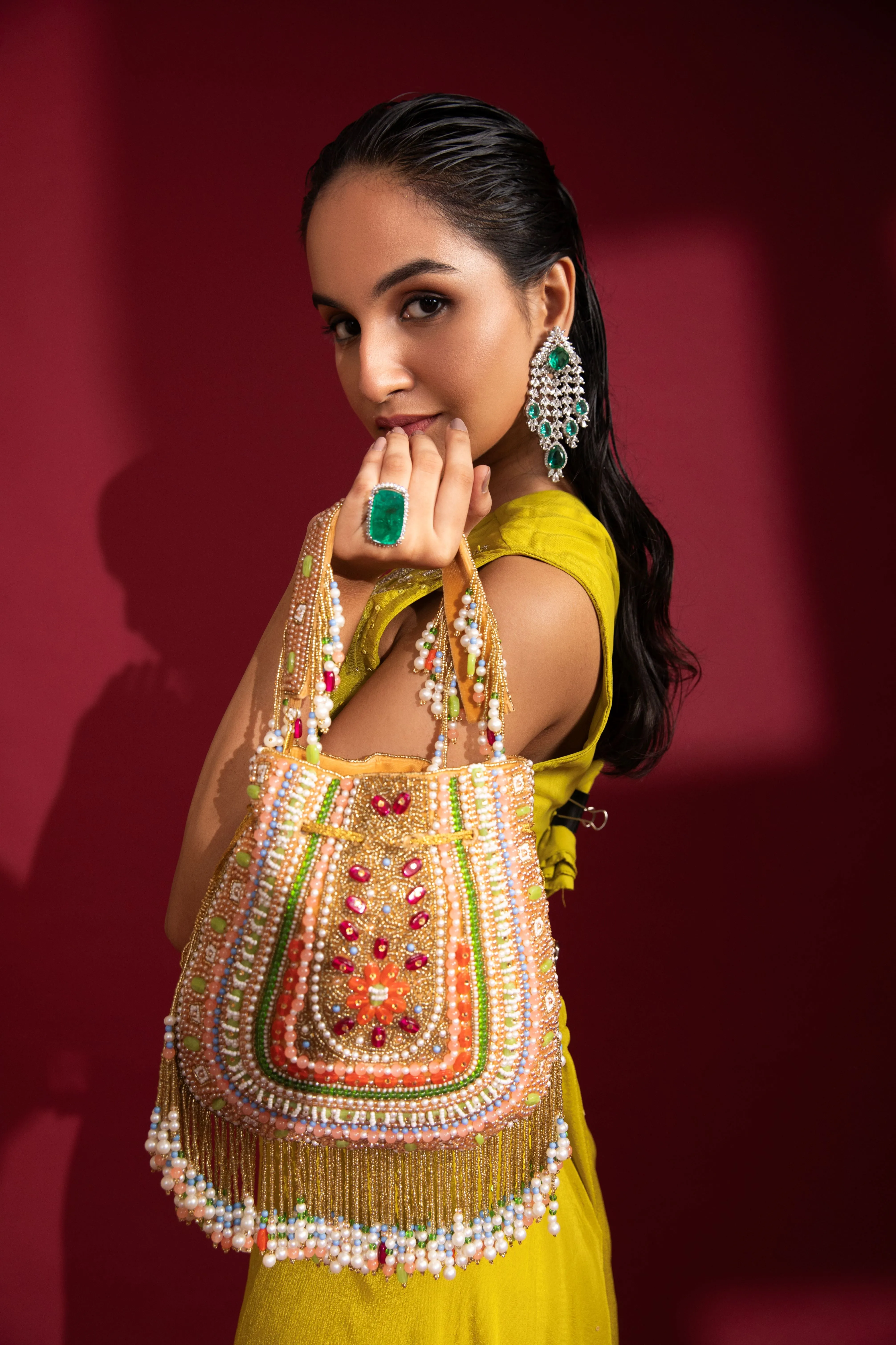 Premium Multicolored Potli Bag Collection for Unique Partywear Styles