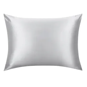 Silver Silk Pillowcase - NZ Standard Size - Envelope Closure