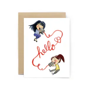 Tin Can Hello Card