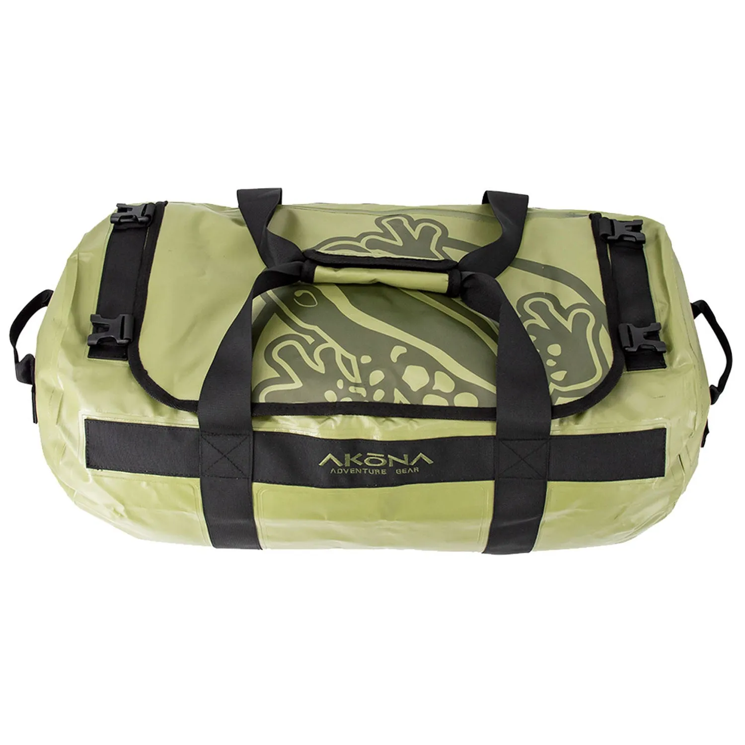 Used Akona Panama Dry Duffel Bag - Rugged Green