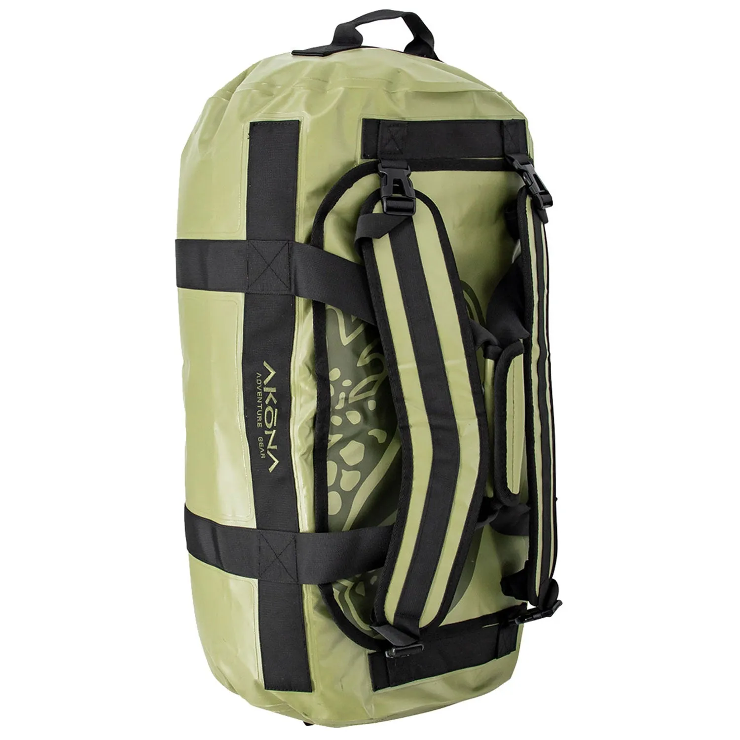 Used Akona Panama Dry Duffel Bag - Rugged Green